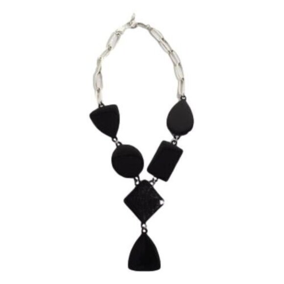 Unique Geometric Necklace & Bracelet Set With Amber & Citrine Lookalikes Fashion - Picture 5 of 11